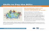 Skills to Pay the Bills - DOL...training focused on such “soft” skills prior to entering the workforce. Skills to Pay the Bills: Mastering Soft Skills for Workplace Success is