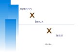 tmux screen · 2015-09-19 · Computer Center, CS, NCTU Basic usage (tmux) Prefix key: Ctrl-B Ctrl-B c create a new window Ctrl-B & kill the current window Ctrl-B n next window Ctrl-B