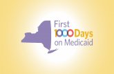 First 1000 Days on Medicaid€¦ · Nancy Zimpher, Co-Chair, First 1000 Days on Medicaid November 2017. Meeting Agenda November 2017 3 Agenda Items Time Duration 1. Welcome 11:00am