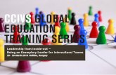 CCIVS GLOBAL EDUCATION TRAINING SERIES · 2017-09-14 · “Leadership from Inside-out” is a training course for trainers, facilitators, youth workers, youth leaders, ... Three,