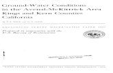 Ground-Water Conditions in the Avenal-McKittrick Area ... · GROUND-WATER CONDITIONS IN THE AVENAL-McKIT- TRICK AREA, KINGS AND KERN COUNTIES, CALIFORNIA By P. E. WOOD and G. H. DAVIS