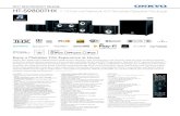 2017 NEW PRODUCT RELEASE HT-S9800THX 7.1-Channel Network … · Network Audio Onkyo Controller collects streaming services and local network audio into an intuitive app. Control playback,