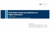FCPA Risks Faced by Institutions of Higher Education · 1/27/2016  · • Please provide your feedback in the post -session survey. 3 Hypothetical – Satellite Campus ... known