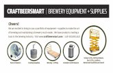 CRAFTBEERSMART | BREWERY EQUIPMENT + SUPPLIES · We are excited to bring to you a portfolio of equipment + supplies to make the art of brewing and maintaining a brewery much easier.