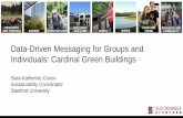 Data-Driven Messaging for Groups and Individuals: Cardinal ...Cardinal Green Buildings Campaign Goals • Expand engagement with and participation from building managers, staff, and