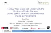 Renew Your Business Model with the Business Model Canvasmedia.firabcn.es/content/S092013/docs/ponencias/paul_fox.pdf · additional sales, but of long tail cd’s. Made inventory planning