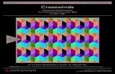 Crosswinds - Anthology Fabricsanthologyfabrics.com/content/patterns/Crosswinds_RS.pdf · Crosswinds Designed by Natalie Crabtree Featuring Jacqueline de Jonge's: Beat SIZE: 76½ X