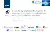 Eco-Solar Factory: 40%plus eco-efficiency gains in the ...ecosolar.eu.com/wp-content/uploads/2016/03/5DO.15... · Eco-Solar Factory: 40%plus eco-efficiency gains in the photovoltaic