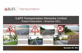 IL&FS Transportation Networks Limited · 2013-10-02 · Disclaimer This presentation has been prepared solely by IL&FS Transportation Networks Limited (“ITNL”) and does not constitute