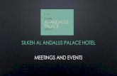 Silken al andalus palace HOTEL · 2018-11-02 · the hotel silken al-andalus represents the most personalized option for any type of celebration. thanks to its extensive landscaped
