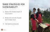 THREE STRATEGIES FOR SUSTAINABILITYsusfood-db-era.net/main/sites/default/files/2020-06... · • Exclusively vegetarian meals once a week in municipal cafeterias • Always offer