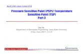 Pressure Sensitive Paint (PSP)/ Temperature …Title Microsoft PowerPoint - Lecture#16-PSP_TSP-part3 [Compatibility Mode] Author huhui Created Date 9/21/2011 2:13:16 PM