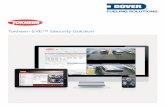 Tokheim EYE™ Security Solution · Latest technology Supporting the latest camera technology including a wide rage of mega pixel IP cameras, 360 fisheye, wide angle and PTZ. Forecourt