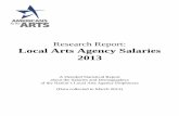 2013 Local Arts Agency Salary Survey ... executives and employees in evaluating staffing and salary