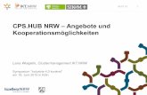 CPS.HUB NRW â€“ Angebote und Kooperationsmأ¶glichkeiten 2019-06-24آ  CPS.HUB NRW â€“ Chancen der digitalen