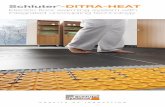 Schluter -DITRA-HEAT€¦ · DITRA-HEAT-DUO Uncoupling membrane with integrated sound control and thermal break. DITRA-HEAT-E-WiFi Access your floor heating system, anywhere, anytime.