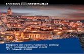 Report on remuneration policy and compensation paid 17 March · PDF file 2020-03-25 · Report on remuneration policy and compensation paid Intesa Sanpaolo S.p.A. Registered Office: