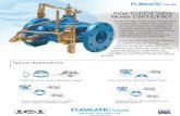 Flow Control Valve Model C901/CF901 - Flomatic Valves · 2018-12-26 · The Flow Control Valve is a modulation valve which throttles to control and limit flow. To correctly size this