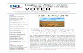 Poppies.jpg League of Women Voters North County San Diego ... · On May 20 at 1 PM we will be discussing Lights Out - a Cyberattack, A Nation Unprepared, Surviving the Aftermath by