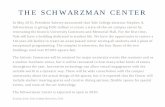 the schwarzman center · 2019-12-19 · salsa lessons to virtual career counseling workshops with prominent alumni. The third floor of the Center features a room beneath the oculus,