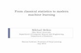 From classical statistics to modern machine learning · Sasha Tsybakov, ENSAE. Collaborators: Thank you. Title: Learning from Large Data The University of Chicago, Nov 2017 Author: