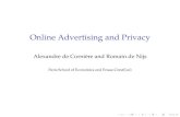 Online Advertising and Privacy - TSEidei.fr/sites/default/files/medias/doc/conf/sic/slides_2011/decorniereslides.pdfParis School of Economics and Ensae-Crest(Lei) Introduction Online