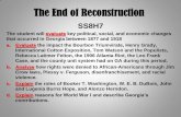 The End of Reconstruction - Mrs. Jasch Sciencecynthiajasch.weebly.com/.../0/0/8800174/ss8h7-powerpoint.pdf · 2018-10-11 · Jim Crow Laws • Georgia and other southern states passed