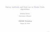 Survey methods and their use in Monte Carlo algorithms · 0 2 4 6 8 10 ¿ 0.00 0.05 0.10 0.15 0.20 0.25 0.30 0.35 0.40 TV distance multinomial residual stratified systematic Figure