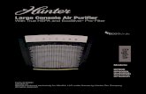 Hunter HP800 Large Console Air Purifier User Manual...Title: Hunter HP800 Large Console Air Purifier User Manual Author: Hunter Created Date: 7/19/2019 9:47:16 AM