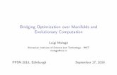 2cm Bridging Optimization over Manifolds and Evolutionary ... · Bridging Optimization over Manifolds and Evolutionary Computation ... Optimization Algorithms on Matrix Manifolds