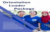 Orientation Leader Packet - Miami Dade College · 2019-01-24 · Orientation Leader Package Orientation Leader (OL): As an OL working with frst year students, you provide leadership
