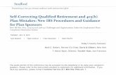 Self-Correcting Qualified Retirement and 403(b) Plan ...media.straffordpub.com/products/self-correcting-qualified-retirement... · Self-Correcting Qualified Retirement and 403(b)