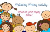 Where is your happy place? · Make notes on your sheet to help you with your ideas about where your happy place is. Your happy place will be somewhere different to other children’s.