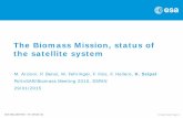 The Biomass Mission, status of the satellite systemseom.esa.int/polinsar-biomass2015/files/D4S1... · end of Q1 2015. Implementation phase B2/C/D expected to start in Q3 2015 . 3.