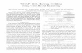 WHAP: Web-Hacking Proﬁling Using Case-Based …ahreumka/doc/CNS_whap.pdfWHAP: Web-Hacking Proﬁling Using Case-Based Reasoning Mee Lan Han , Hee Chan Han , Ah Reum Kangy, Byung