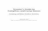 Scouter’s Guide to Campfires and Camp Stoves€¦ · Burning Trash in your Campfire 12 ... Care and Cleaning of Propane Stoves 48 Care and maintenance of 20 lbs. Propane Tanks 49