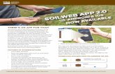 THERE’S AN APP FOR THAT! · Survey information. And now there’s an app for that. SoilWeb brings valuable Soil Survey information to the 21. st. century and makes it available