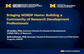 Bringing NORDP Home: Building a Community of Research ...€¦ · 5,255 Research Submissions: $4.3B $1.39B Research Expenditures Research Dollars (FY 2016) 2,070 Research Awards:
