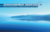 MANAGEMENT RESPONSE · UN-Water to prepare a strategy for engagement with countries that have water as a priority within their United Nations Development Assistance Framework (UNDAF),
