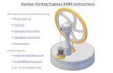 Kontax Stirling Engines KS80 instructions · Assembly instructions Operating instructions Maintenance Contact details: Kontax@btconnect.com Tel: 01452 905001 (UK) Tools you will need
