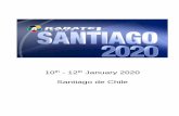 th January 2020 Santiago de Chile - Karate · 3 WKF Approved Protections & Tatamis ... As president of the National Sports Federation of Karate in Chile, I have the honour of welcoming