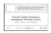 Provincial Gazette Extraordinary Buitengewone Provinsiale ... · games; to further regulate the organisational structure and internal audit for bingo ... in the case of gambling machines