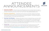 Attendee Announcements - ISE EXPO€¦ · Ernie Gallo Ernest.Gallo@ericsson.com 732-754-3474 2018 - Network Infrastructure Solutions (NIS) ... services as well as manufacturers providing