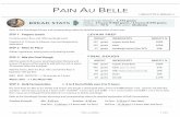 SS101 Pain au Belle Recipe · 2020-06-23 · #3 - FINAL PROOF THEN FRIDGE - I WANT THE BEST SCORING / BREAD ART STEP 6 - Divide and Shape When shaping Pain au Belle, we do a par shape