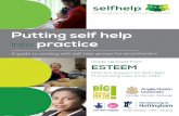 Putting self help into practice · Page 11 Top tips Page 12 Self help and ESTEEM build relationships between the two. research contacts Putting self help into practice - an introduction