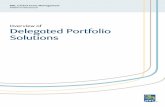 Overview of Delegated Portfolio Solutions · Overview of . Delegated Portfolio Solutions 2 Executive summary 3 Competitive advantage 4 Our approach to outsourced CIO 5 DPS process