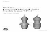 Becker* FEP-1000/1500-CH Series Flexible Element Pilot · Model Number Explanation. The FEP-CH pilot is available in two different models to cover sensing pressures from 550 psig