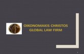 OIKONOMAKIS CHRISTOS GLOBAL LAW FIRM€¦ · TAX LAW Oikonomakis Christos Global Law Firm will offer you tax services, and meanwhile you will be enjoying an interdisciplinary team