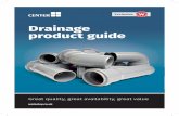 Drainage product guide - Wolseley · product guide Great quality, great availability, great value wolseley.co.uk. 2 Check stock and order online 24|7 wolseley.co.uk Visit a branch