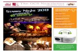 The GCS Newsletter...1 March GCS Night 2013 4-8 March The GCS Library Week 7 March Tsiknopempti @ GCS, organised by Form 6 8-10 March DOE Gold practice hike 22 March “La Francophonie”